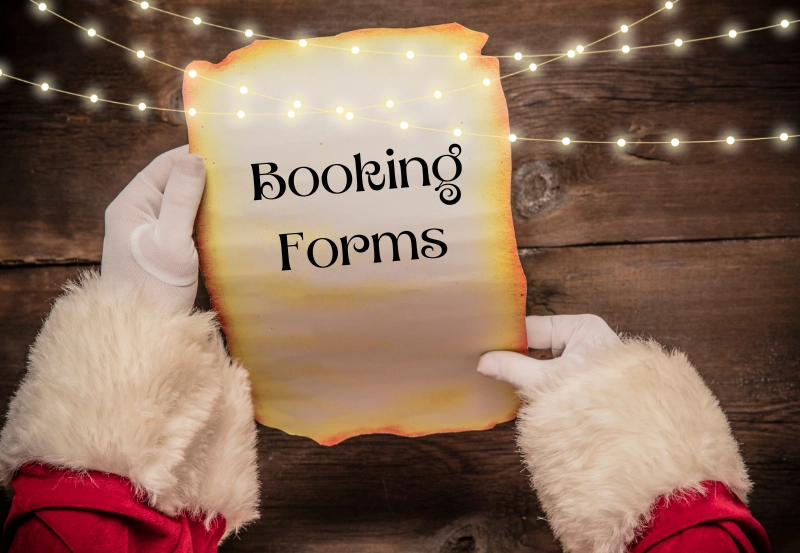 Maesmawr Hall Hotel Christmas 2022 Booking Forms
